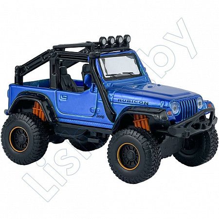 Машинка Maisto 2003 Jeep Wrangler Rubicon (21205) blue