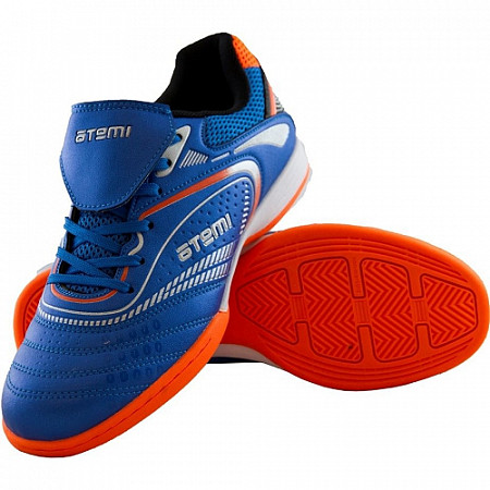 Бутсы футбольные Atemi Indoor blue/orange SD300 