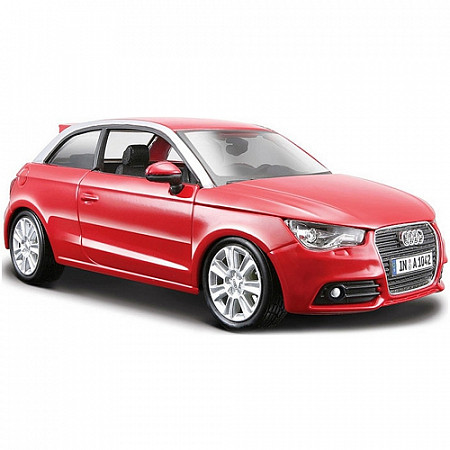 Сборная модель автомобиля Bburago 1:24 Audi A1 (18-25105) red