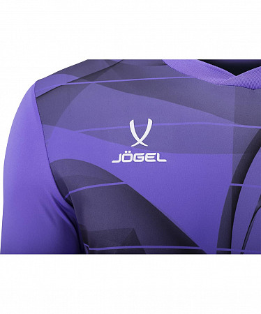 Свитер вратарский детский Jogel DIVISION PerFormDRY GK Pattern LS purple/dark grey/white