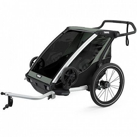Детская мультиспортивная коляска Thule Chariot Lite2 green (10203022)