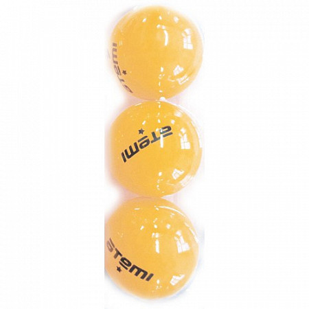 Мячи для настольного тенниса Atemi 1* (3шт) orange