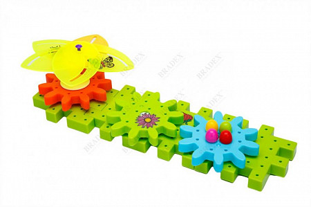 На картинке изображен Конструктор на приводном механизме Bradex "Удивительный сад" DE 0309 Конструктор на приводном механизме Bradex "Удивительный сад" DE 0309