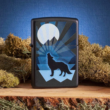 Зажигалка Zippo Wolf and Moon Design 29864