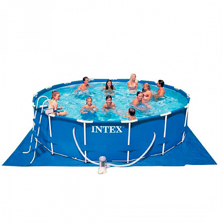 Каркасный бассейн Intex Metal Frame 28228NP (457х84см)
