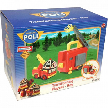 Игрушка Robocar Poli Кейс для трансформера Рой 12,5 см без машинки 83077