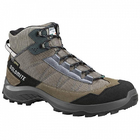 На картинке изображен Полуботинки для хайкинга Dolomite Brez Gtx taupe grey/deep teal Полуботинки для хайкинга Dolomite Brez Gtx taupe grey/deep teal