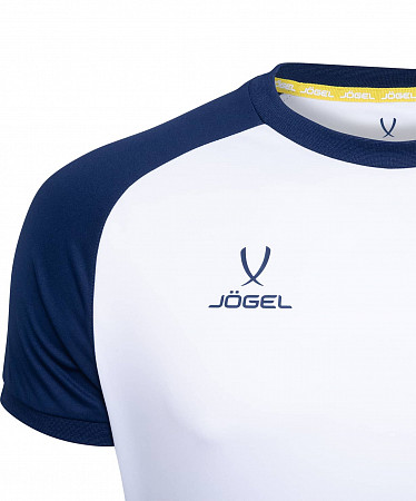 Футболка футбольная Jogel CAMP Reglan JFT-1021-019 white/dark blue