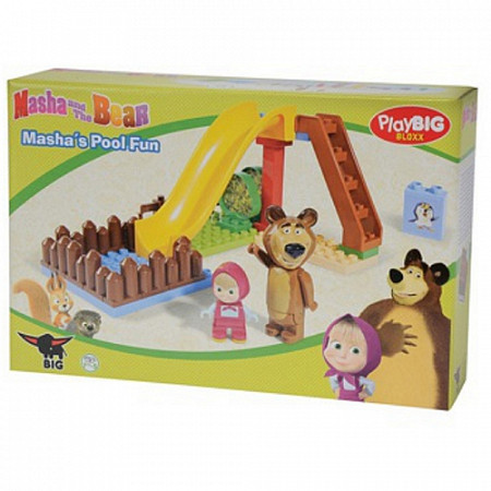 Конструктор Big Маша и Медведь, Бассейн, 29 дет 800057094