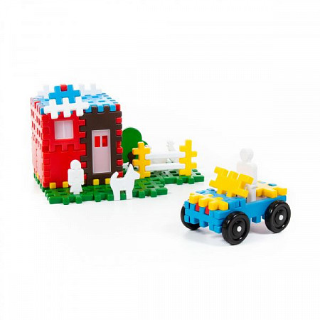 Конструктор Полесье Семья 235 элементов в мешке 0927