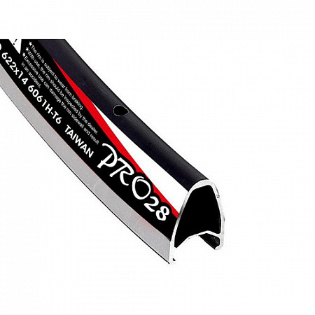 На картинке изображен Велосипедный обод Alexrims шоссейный 700Cх14ммх32Н PRO28 Велосипедный обод Alexrims шоссейный 700Cх14ммх32Н PRO28