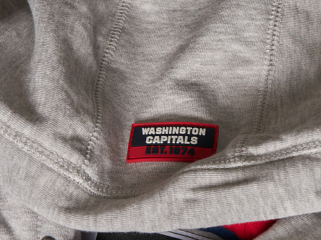 Толстовка подростковая Atributika&Club NHL Washington Capitals 366760 grey