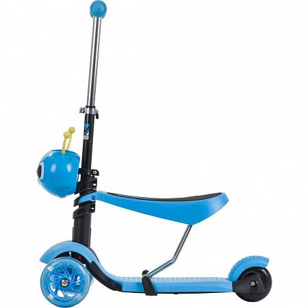 Самокат-кикборд Novatrack Disco-kids Saddle 120S.DISCOKIDS.BL9 Blue