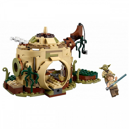 На картинке изображен Конструктор LEGO Star Wars Хижина Йоды 75208 Конструктор LEGO Star Wars Хижина Йоды 75208