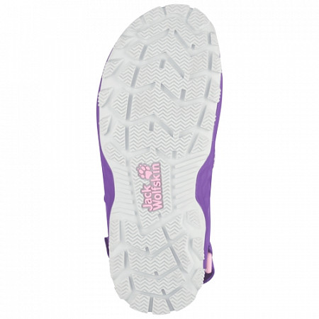 На картинке изображен Сандалии детские Jack Wolfskin Outdoor Water Action Sandal K purple / rose Сандалии детские Jack Wolfskin Outdoor Water Action Sandal K purple / rose