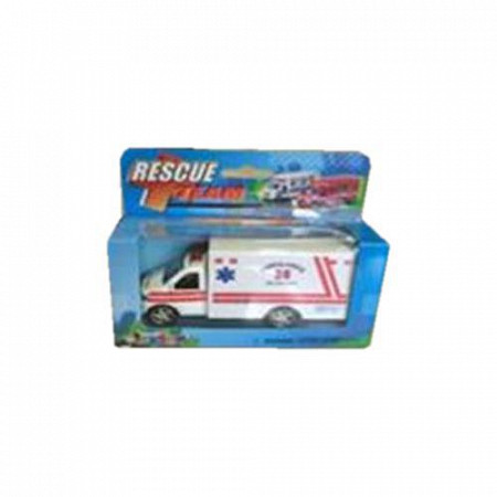 На картинке изображен Инерционная машинка Kinsmart Скорая помощь KS5259W Инерционная машинка Kinsmart Скорая помощь KS5259W