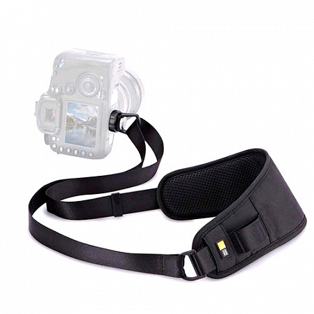 На картинке изображен Наплечный ремень для фотоаппарата Case Logic DCS101 Black (3201647) Наплечный ремень для фотоаппарата Case Logic DCS101 Black (3201647)