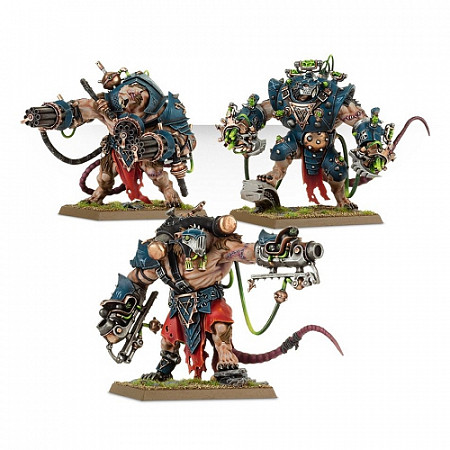 На картинке изображен Фигурки Games Workshop Warhammer: Skaven Stormfiends 90-17 Фигурки Games Workshop Warhammer: Skaven Stormfiends 90-17