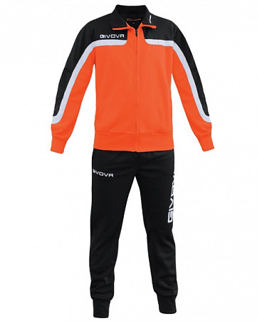Спортивный костюм Givova Oceania Fluo Tt010 orange/black