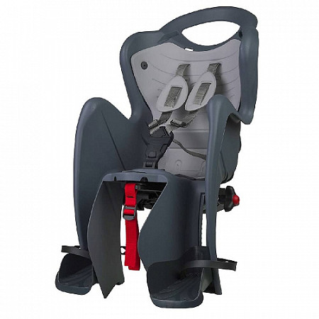 На картинке изображен Велокресло для детей Bellelli Mr Fox Clamp LUX 01FXM00002LX grey Велокресло для детей Bellelli Mr Fox Clamp LUX 01FXM00002LX grey