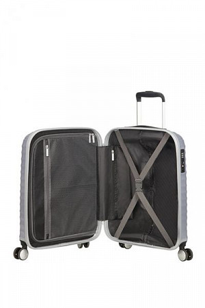 Чемодан American Tourister Jetglam 55см 71G-25001 Silver