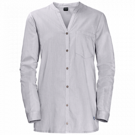Рубашка женская Jack Wolfskin Indian Springs Shirt Women white rush stripes