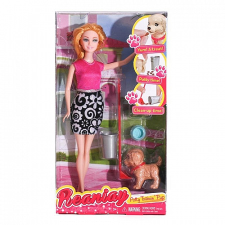 Кукла с аксессуарами CS699-12 Pink/Black