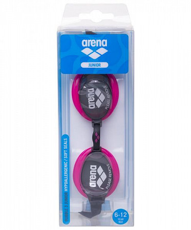 Очки для плавания Arena Bubble 3 Jr 92395 95 black/smoke/fuchsia