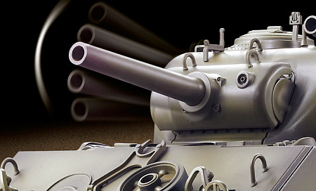Радиоуправляемый танк Heng long German Ginzzu M4A3 Sherman 1:16 3898-1