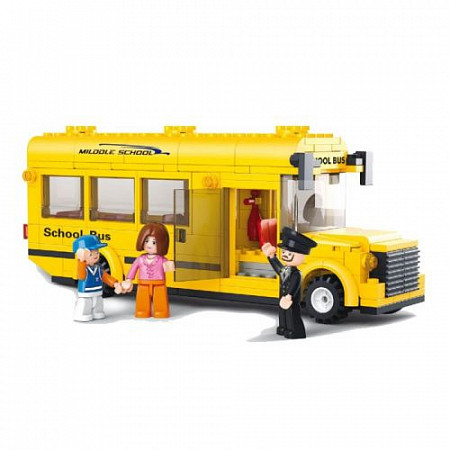 Конструктор Sluban Средний школьный автобус M38-B0507