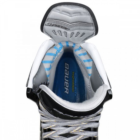 На картинке изображен Коньки хоккейные Bauer Supreme Total One MX3 Jr Коньки хоккейные Bauer Supreme Total One MX3 Jr