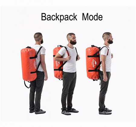 На картинке изображен Гермосумка Naturehike 60 л Red Гермосумка Naturehike 60 л Red