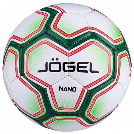 Мяч футбольный Jogel Nano №5 (BC20) 1/30 White/Green/Red