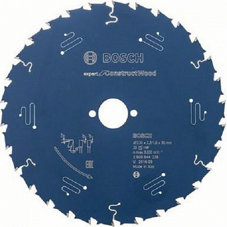 Диск пильный Bosch 230х30/25,4 см 30 зубьев 2608644338