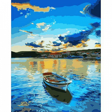 Картина по номерам Picasso Закат на озере PC4050396