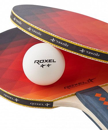 Набор для настольного тенниса Roxel Colour Burst 2 ракетки + 3 мяча