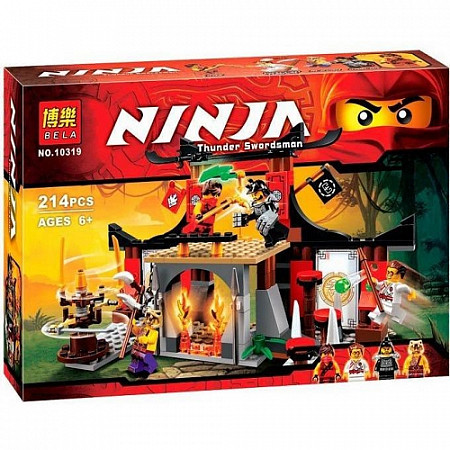 На картинке изображен Конструктор Bela 10319 Решающее сражение Додзе Конструктор Bela 10319 Решающее сражение Додзе