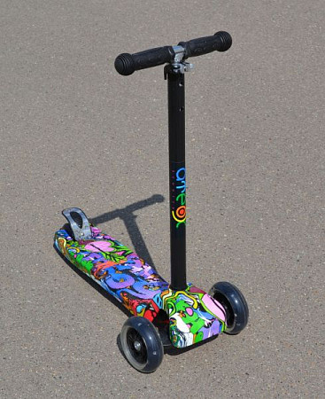 Самокат Ateox Graffiti Maxi M-1C blue/green