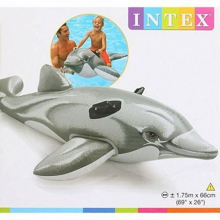 Надувной плот Intex Дельфин 58535NP