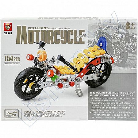 Конструктор UniToys Motorcycle Мотоцикл (440)