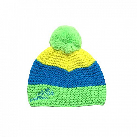 Шапка детская SportCool 44/3 Green/Blue/Yellow