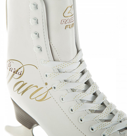 Коньки фигурные Спортивная коллекция Paris Lux Fur с подсветкой