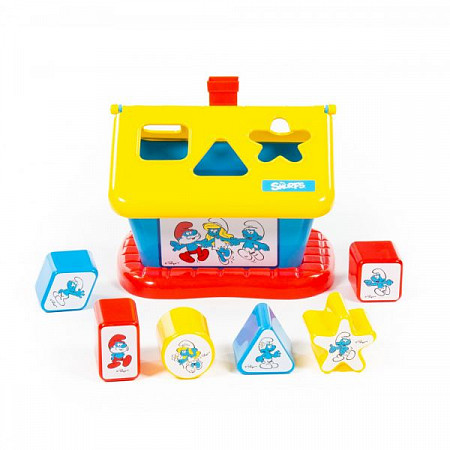 Логический Домик Полесье Смурфики с 6 кубиками №3 64431