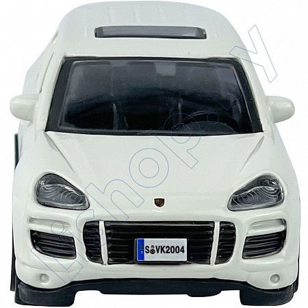 Машинка Bburago 1:43 Porsche Cayenne Turbo (18-30000/18-30217) white