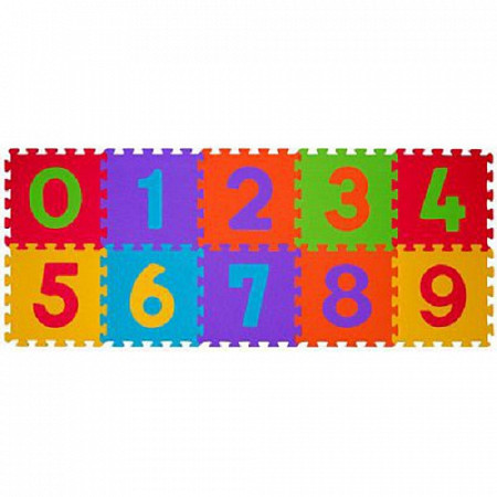 На картинке изображен Пазлы Babyono мягкие Цифры 274 Пазлы Babyono мягкие Цифры 274