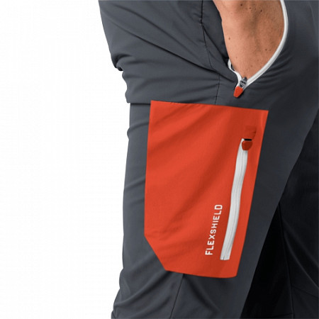 На картинке изображен Брюки мужские Jack Wolfskin Overland Pants M ebony Брюки мужские Jack Wolfskin Overland Pants M ebony