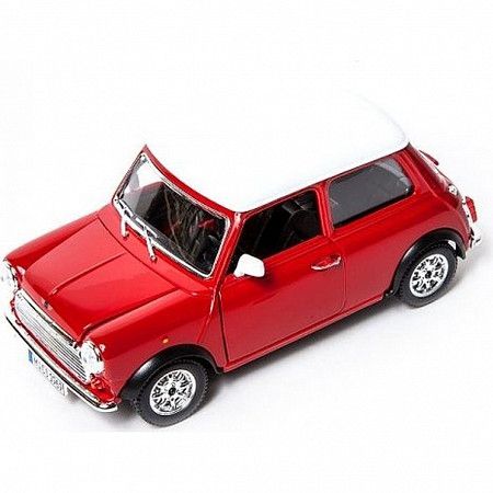 Коллекционная машина Bburago 1:32 Mini Cooper (18-43206) red