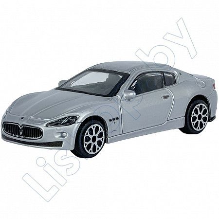 Машинка Bburago 1:43 Maserati GranTurismo 2008 (18-30000/18-30186) silver