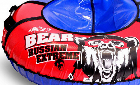 Тюбинг Тяни-Толкай Russian Extreme Bear Comfort 107 см автокамера red/blue