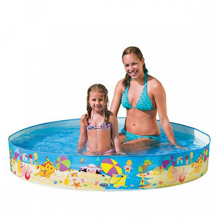 На картинке изображен Бассейн Intex Beach Days 56451 Snapset Бассейн Intex Beach Days 56451 Snapset